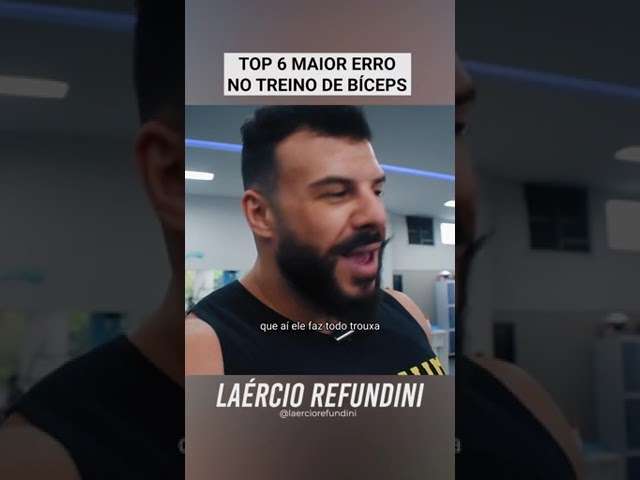 SEXTO MAIOR ERRO NO TREINO DE BÍCEPS academia musculação treino