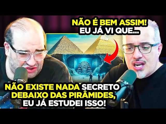SACANI E DANIEL LOPEZ DEBATEM SOBRE OS SEGREDOS ABAIXO DAS PIRÂMIDES DO EGITO