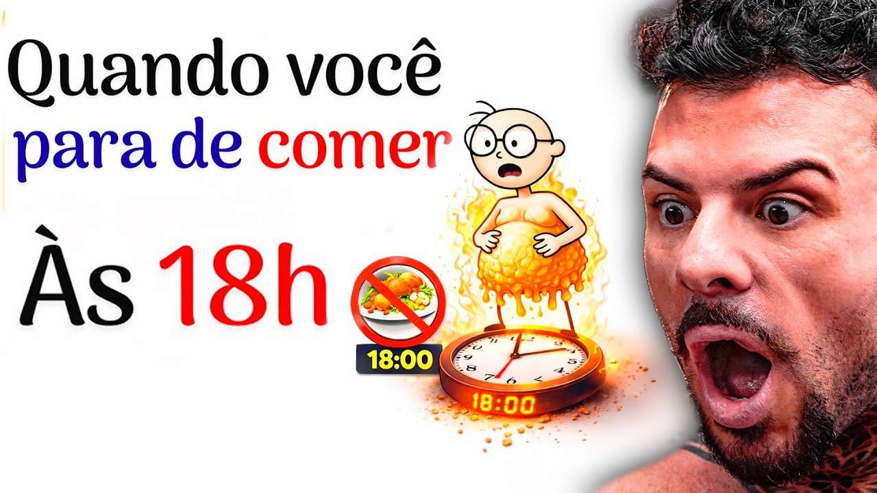 O que Acontece com a Gordura da Barriga se Parar de Comer às 18 Horas