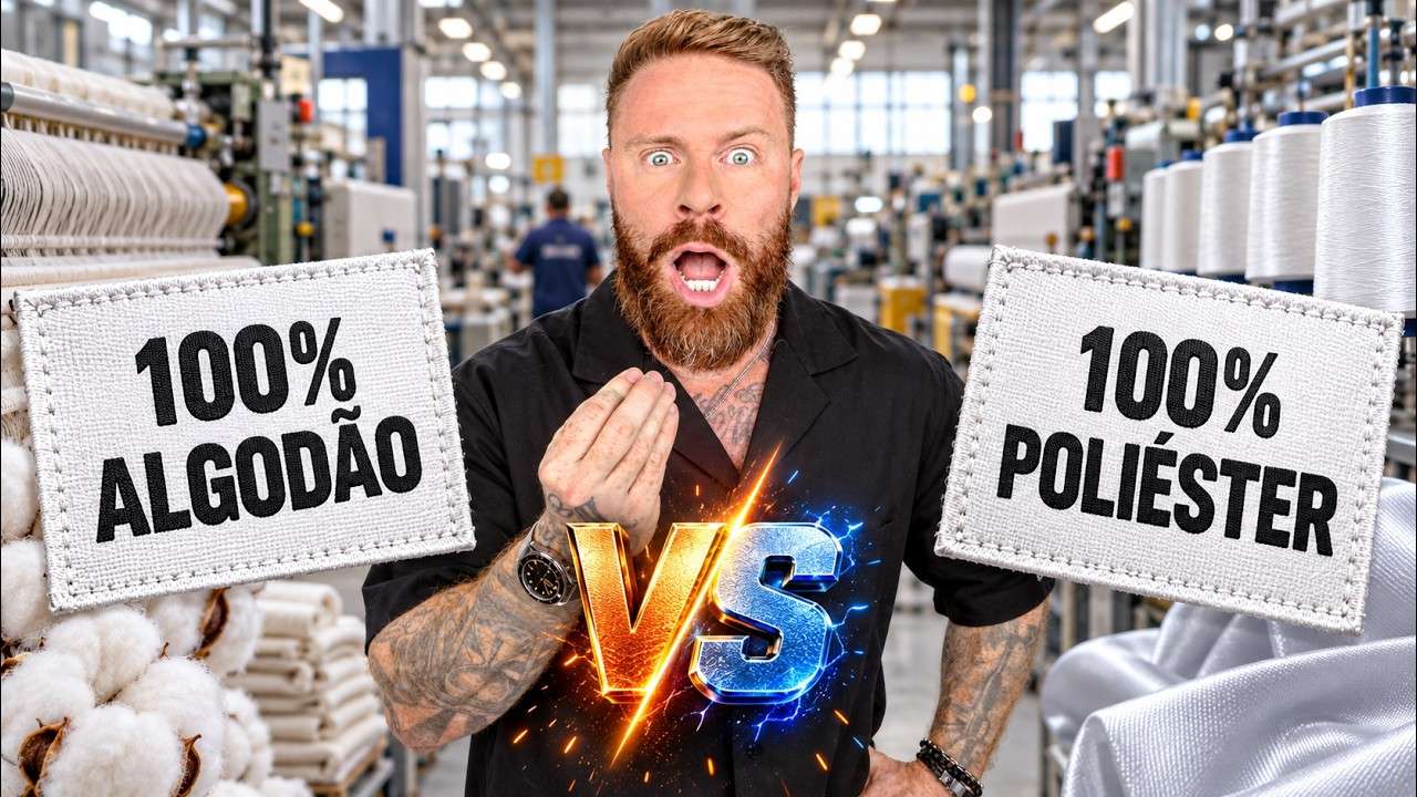 Qual é o MELHOR TECIDO pra CAMISETA MASCULINA? Comparação entre os 5 Principais!