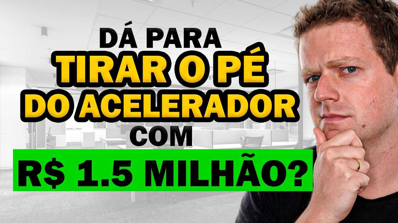 É possível VIVER DE RENDA com R$1,5 MILHÃO?