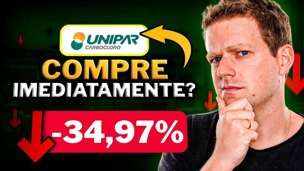 UNIP6 DESABANDO! OPORTUNIDADE OU CILADA? -34,97%, HORA DE COMPRAR OU VENDER UNIPAR?