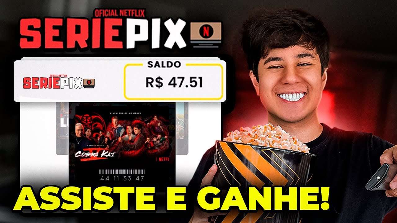 NETFLIX PAY PAGOU NO PIX?! SERIE PIX REALMENTE FUNCIONA? TESTE PRÁTICO!