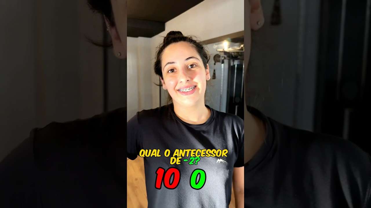 Qual o antecessor de -2? #humor #viral #shorts