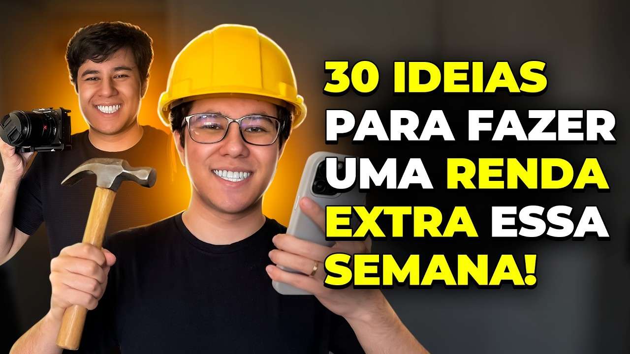 30 IDEIAS DE RENDA EXTRA PARA GANHAR DINHEIRO EM 2026!