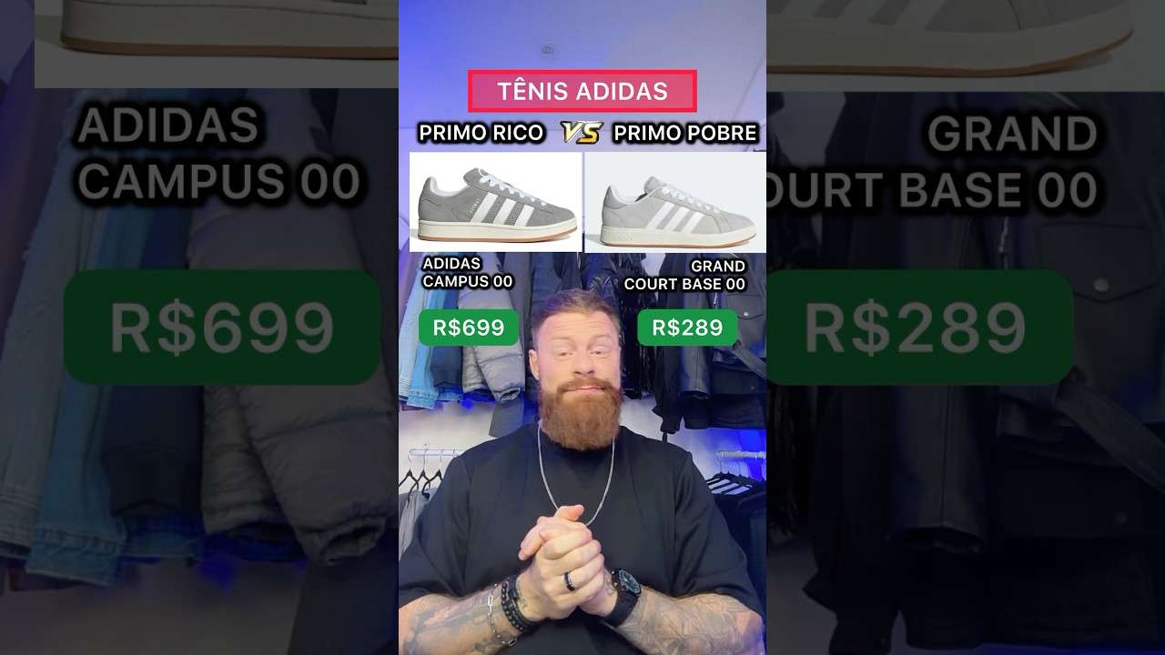 5 SNEAKERS BARATOS da própria ADIDAS que são PARECIDOS com os modelos mais CAROS 🔥