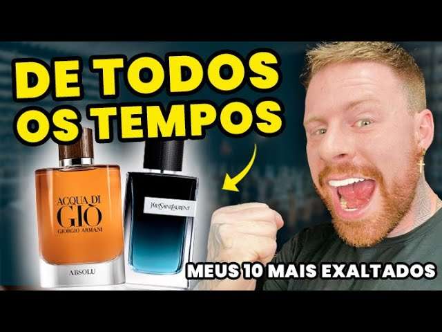 Top 10 PERFUMES mais ELOGIADOS de TODOS OS TEMPOS | Meus 10 Perfumes Masculinos mais Exaltados