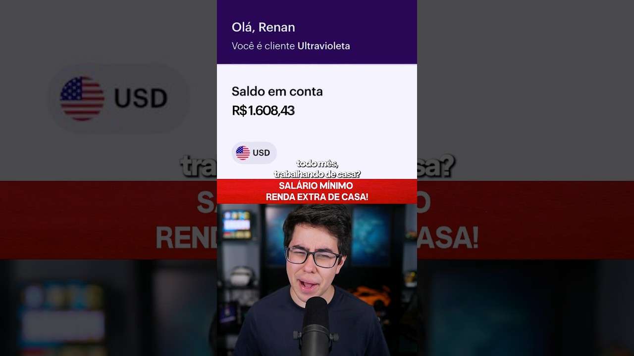 Como receber um salário mínimo de RENDA EXTRA em casa? #Shorts