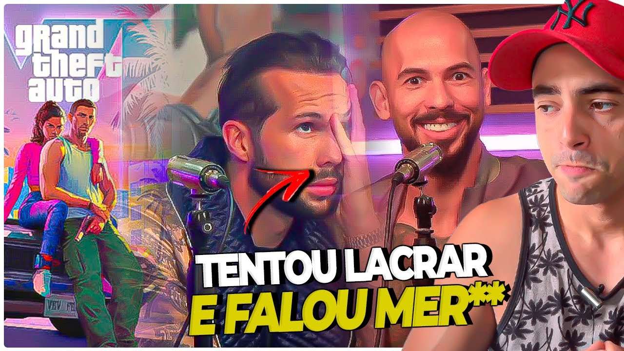 Andrew Tate DEBOCHOU do Próprio Irmão Falando Sobre GTA VI