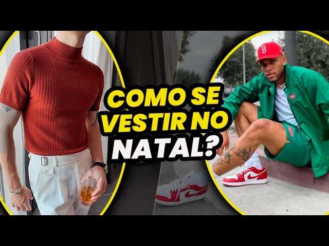 O que Usar no NATAL 2022? Ideias de Roupas Masculinas para Vestir no Natal