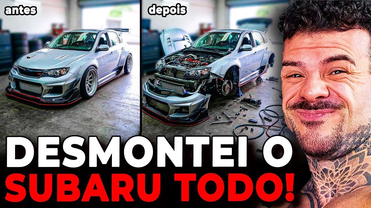 Começou a Transformação do SUBARU em Carro de DRIFT | Episódio 4