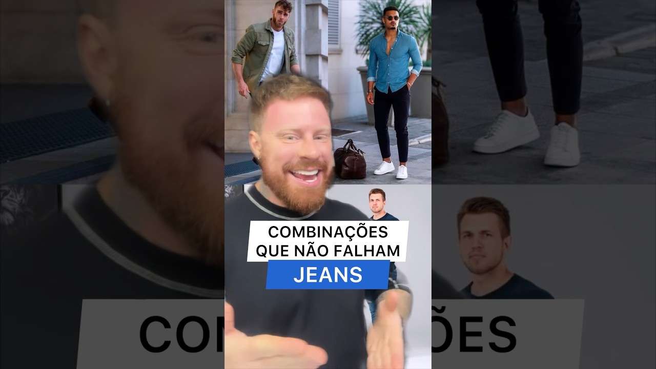 Combinações que NÃO FALHAM na MODA MASCULINA com JEANS 🔥