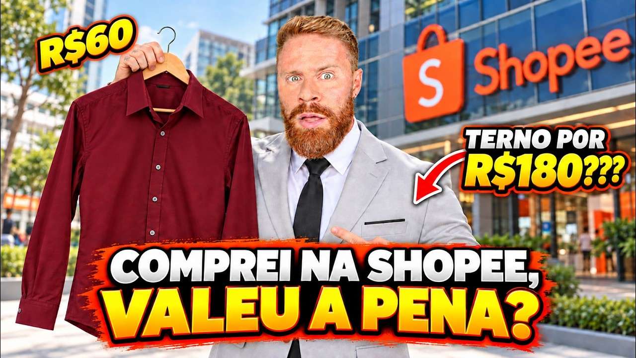 Comprei ROUPA SOCIAL na SHOPEE muito BARATO e com ÓTIMA AVALIAÇÃO! Será que Valeu a Pena?