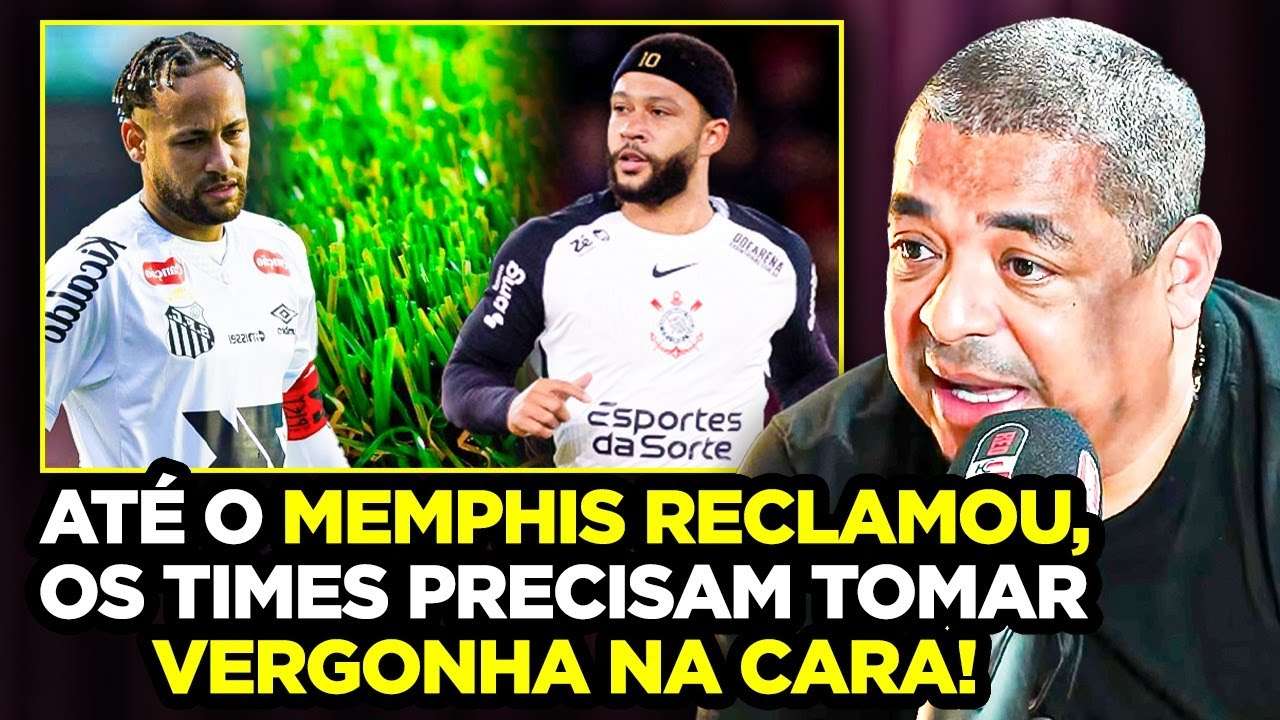 NEYMAR E MEMPHIS PROTESTAM CONTRA GRAMADO SINTÉTICO NO BRASIL: NÃO TEM DESCULPA!