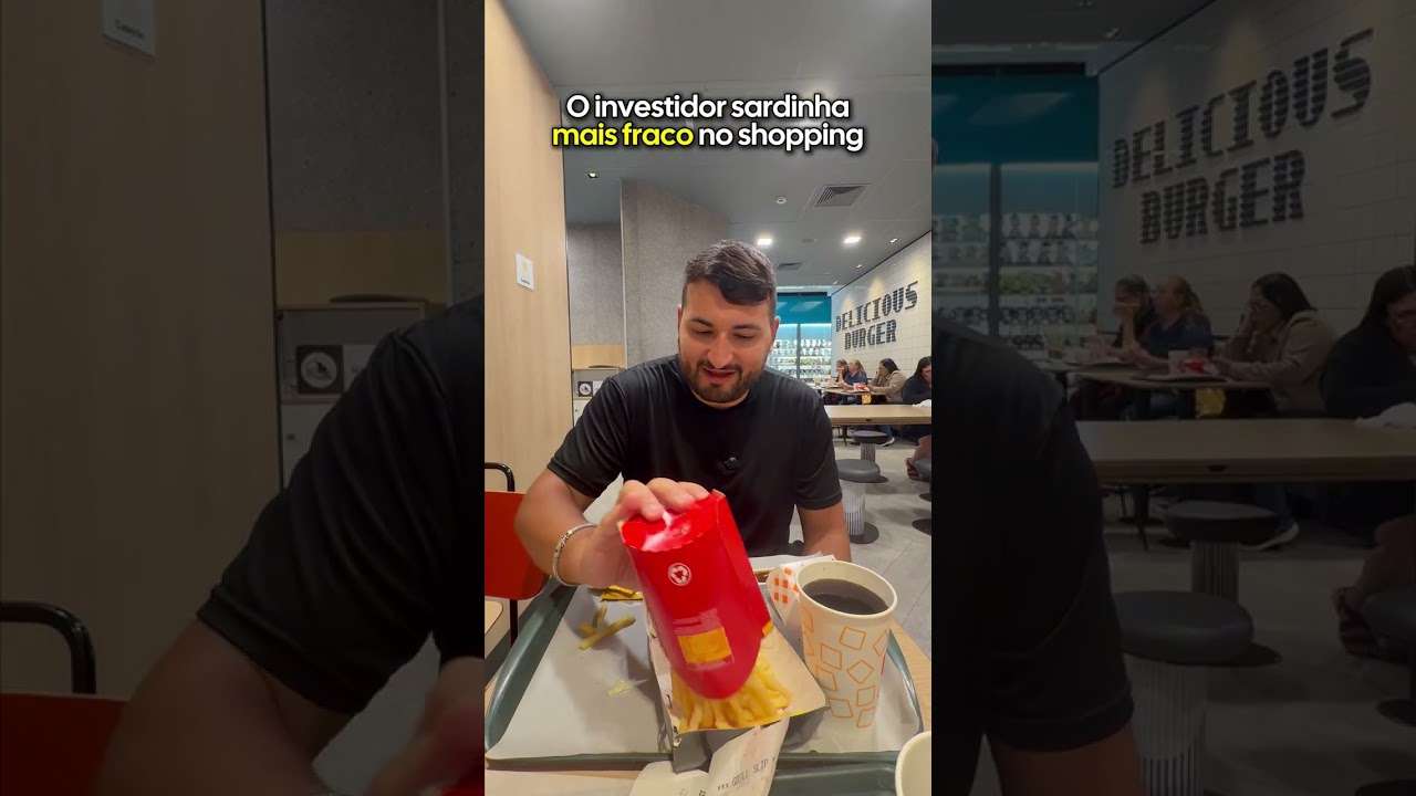 O investidor sardinha mais fraco no shopping