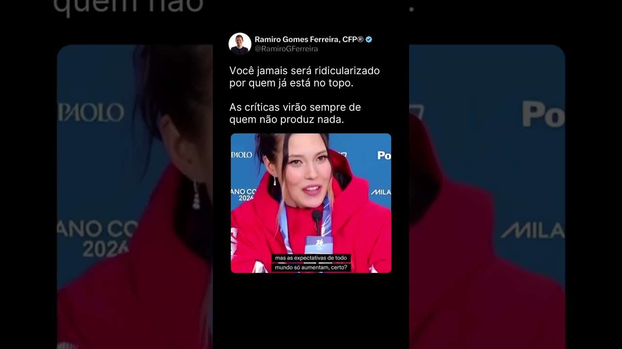 Às vezes a solução é rir da crítica mesmo… 🤷