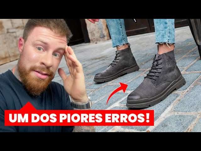 Os 5 PIORES ERROS ao Usar BOTA MASCULINA que você Pode Cometer