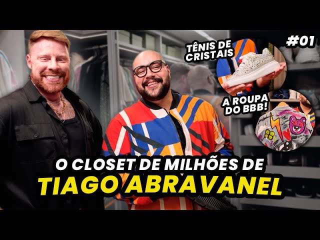 SHOW ME YOUR CLOSET - TIAGO ABRAVANEL mostra TODO o seu CLOSET DE MILHÕES | #01