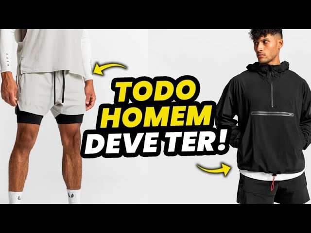 ROUPAS DE ACADEMIA que TODO HOMEM DEVE TER pra Treinar - Moda Masculina