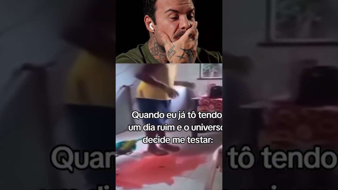 Quando já to tendo um dia ruim e o universo não colabora