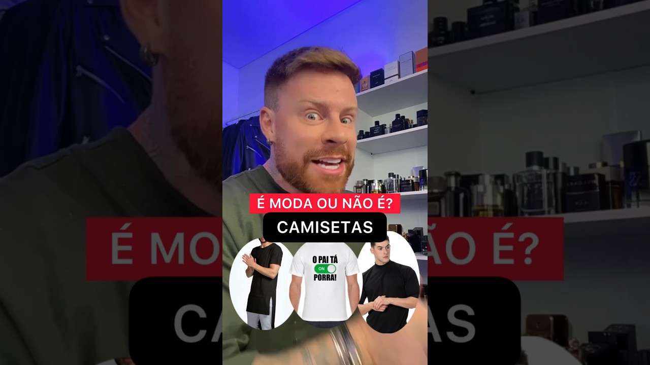 CAMISETAS: É MODA OU NÃO É?