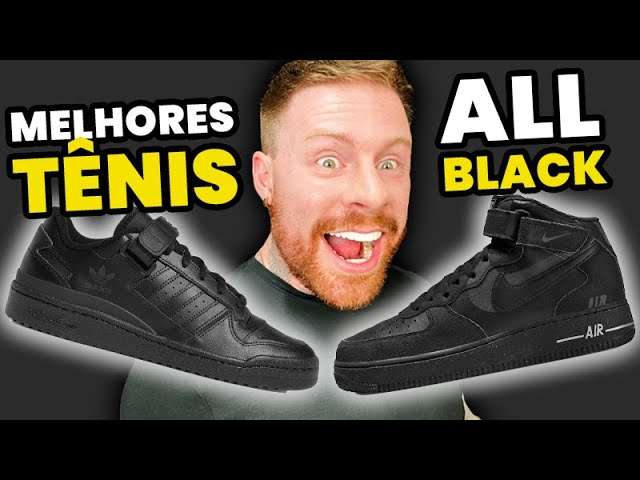 10 Melhores TÊNIS PRETOS MASCULINOS pra COMPRAR AGORA (de Várias Marcas e Preços)