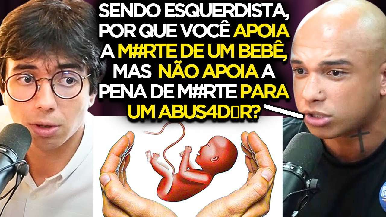 CONSERVADOR Faz PERGUNTA DIFÍCIL a ESQUEDISTA sobre ABORTO