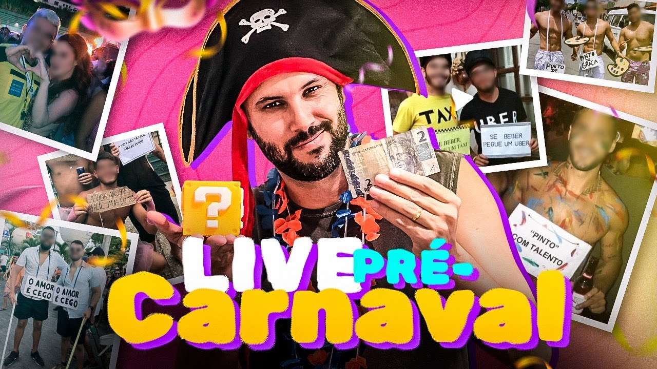 LIVE PRÉ-CARNAVAL - DICAS DE CANTADAS E FANTASIAS CRIATIVAS!