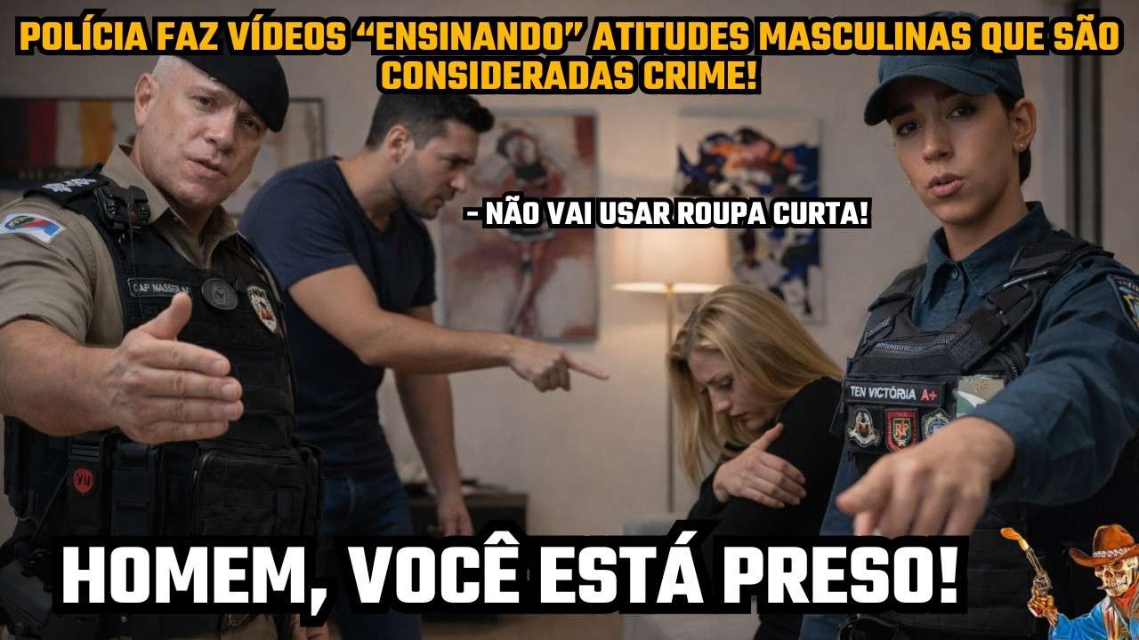 POLICIA FAZ VÍDEOS PARA "ENSINAR" OS CARAS A SE COMPORTAREM E NÃO IREM PRESOS!