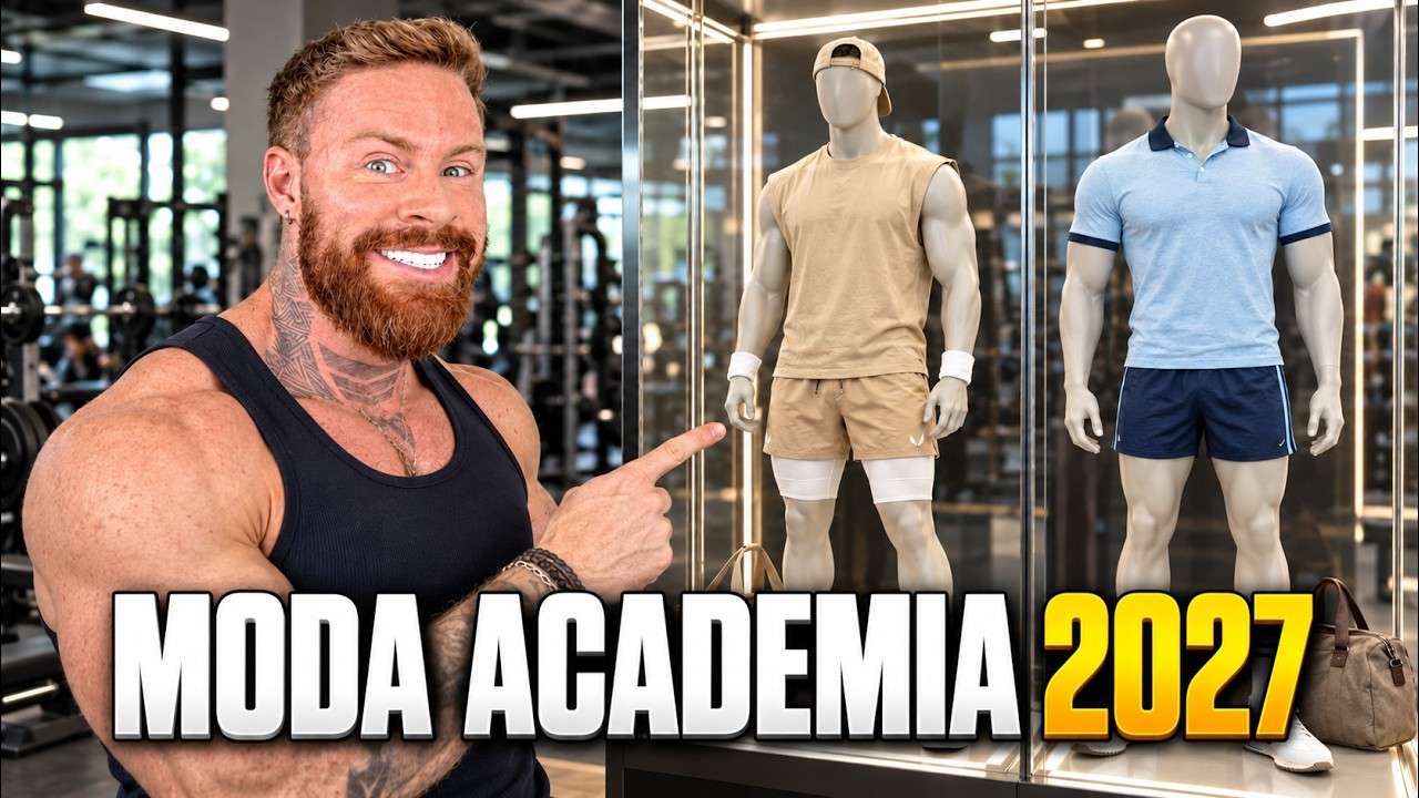 O que TÁ NA MODA pra ROUPA DE ACADEMIA MASCULINA em 2027? As 4 Principais TENDÊNCIAS!