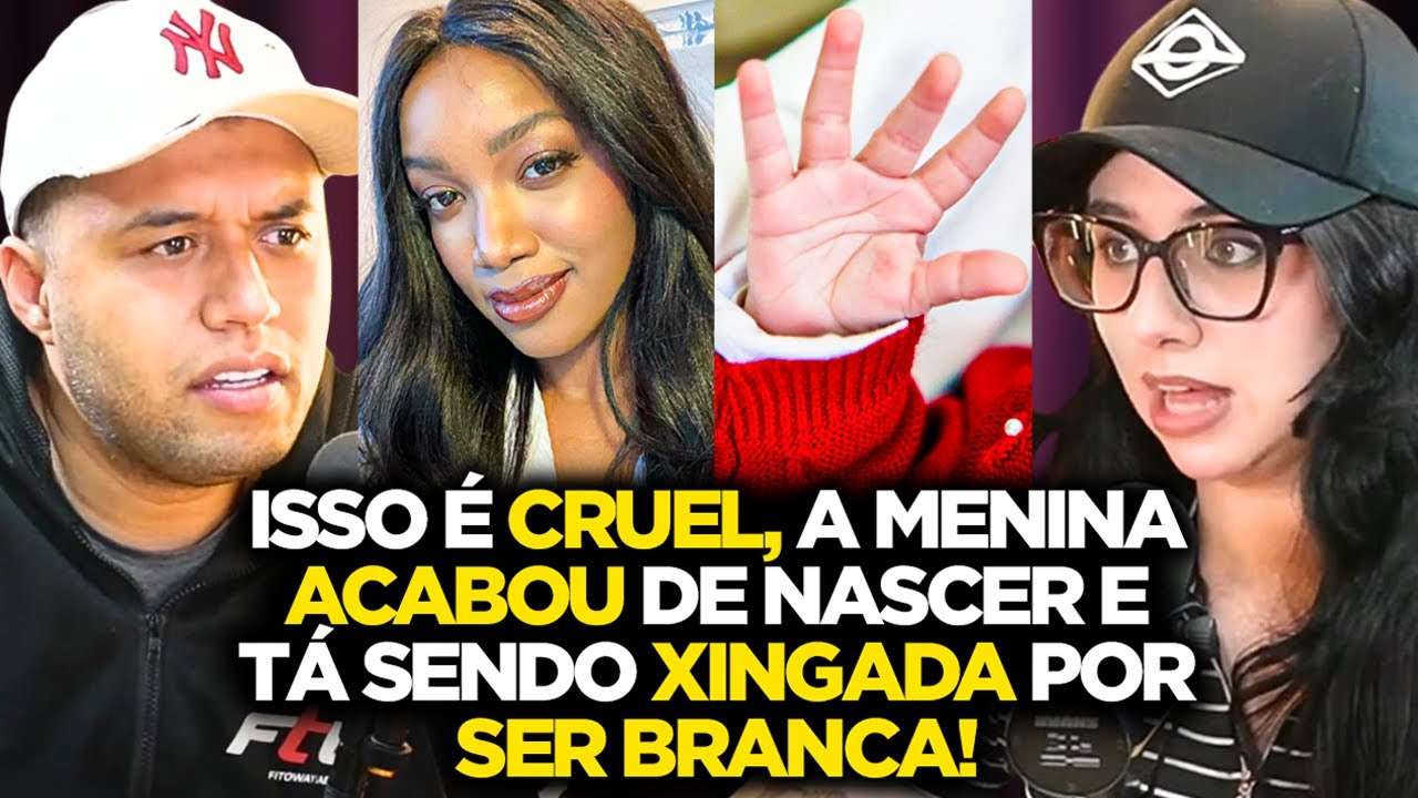 FILHA DA IZA é ALVO DE RACISMO por ESQUERDISTAS POR TER NASCIDO BRANCA!