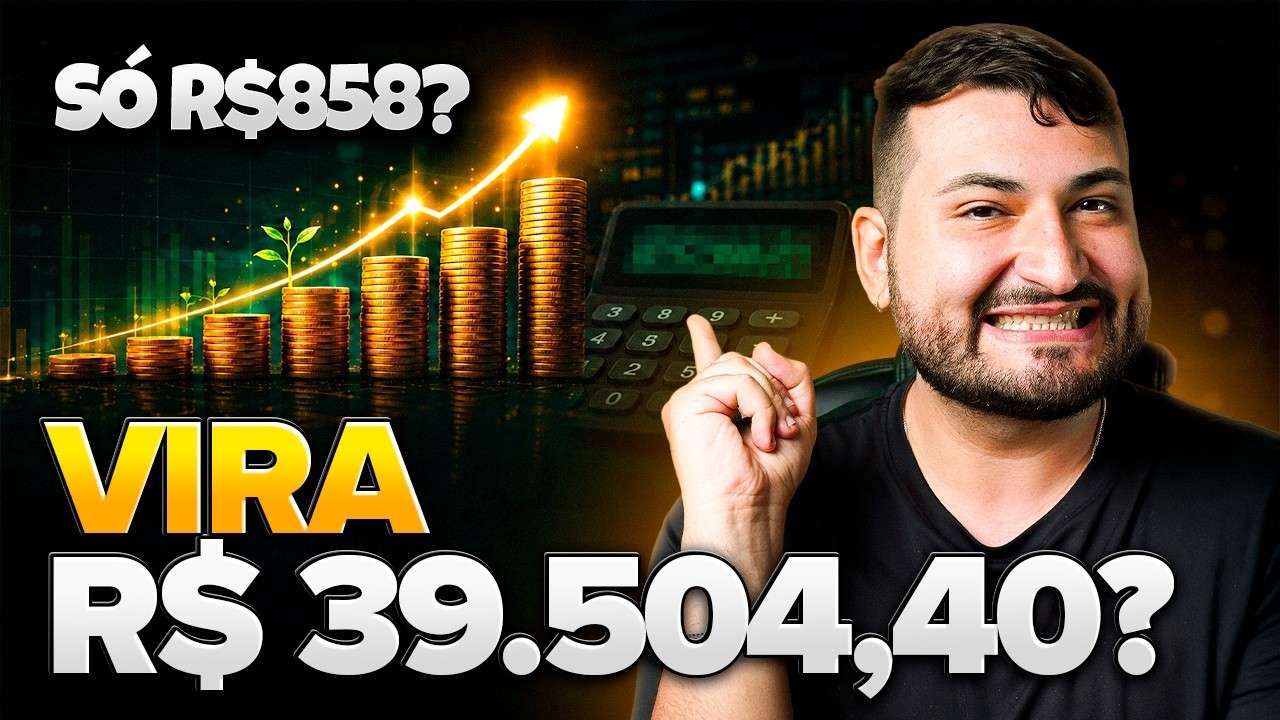 SE você investir R$858,39, o resultado no futuro vai te assustar