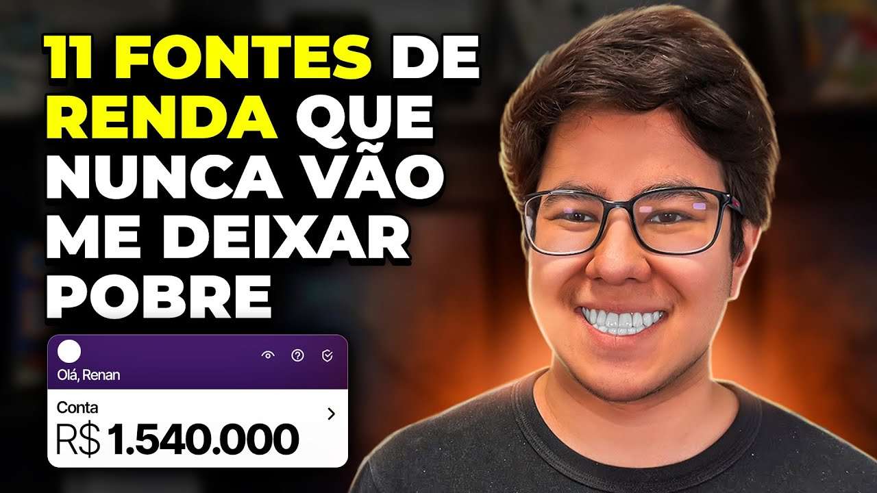 REVELEI MINHAS 11 FONTES DE RENDA QUE ME GERAM MONETIZAÇÃO ETERNA!