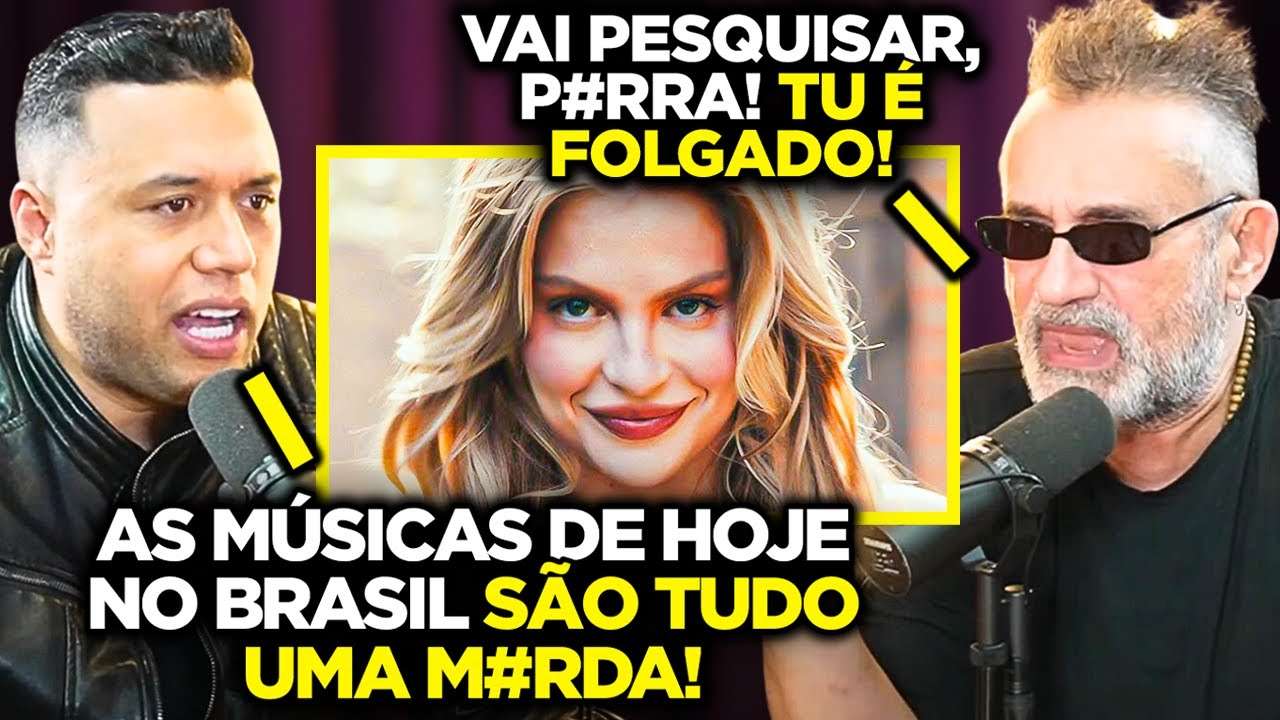 FICOU CLIMÃO! REGIS TADEU HUMILHA JÚNIOR AO VIVO FALANDO SOBRE AS MÚSICAS ATUAIS NO BRASIL!