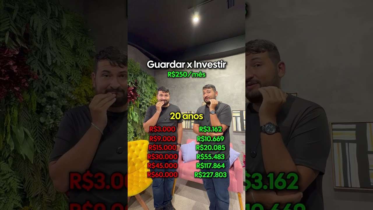 Essa é a diferença entre GUARDAR e INVESTIR seu dinheiro!