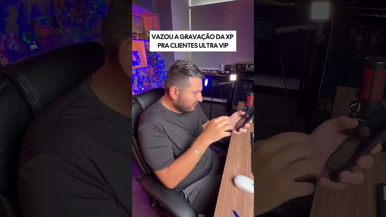 Recebi um áudio falando da gravação da xp pra clientes ultra vip 😂