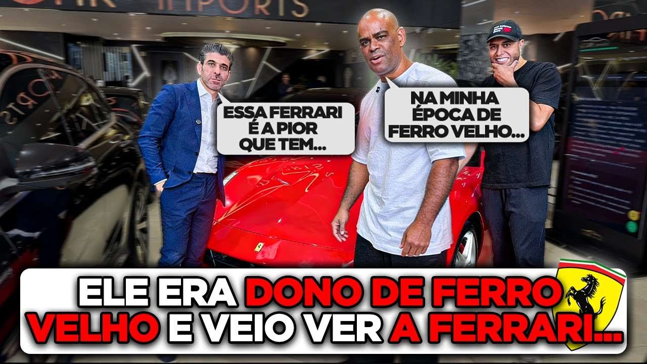 NEGÃO FINALMENTE CONHECE A LOJA DO TCAR...