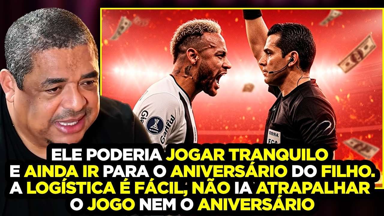 NEYMAR PODE TER TOMADO CARTÃO PARA IR AO ANIVERSÁRIO DO FILHO?