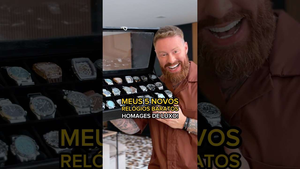 5 Novos RELÓGIOS HOMAGE da Coleção! BARATOS que parecem de RELÓGIOS DE LUXO ⌚️🔥