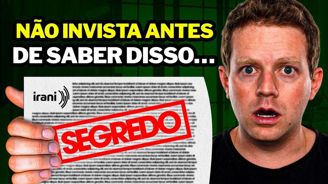 RANI3: O SEGREDO QUE NINGUÉM TE CONTA SOBRE INVESTIR EM IRANI
