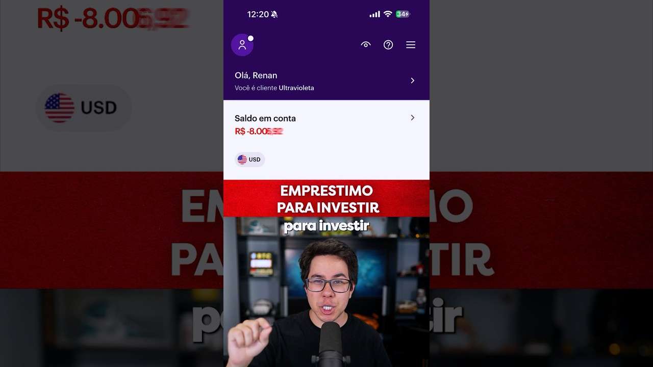 PEGUEI 10 MIL REAIS DE EMPRÉSTIMO PARA INVESTIR! FUNCIONOU? #Shorts