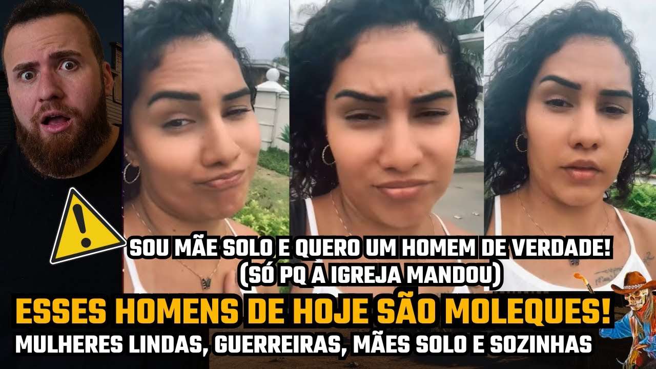 MÃE SOLO, LINDA, GUERREIRA, NÃO AGUENTA MAIS ESSES "MOLEQUES" DE HOJE EM DIA!