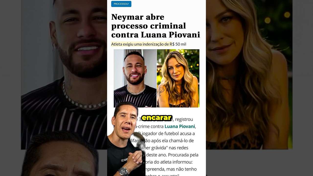 Luana Piovani Amargurada Esculacha Neymar e se Ferra na justiça