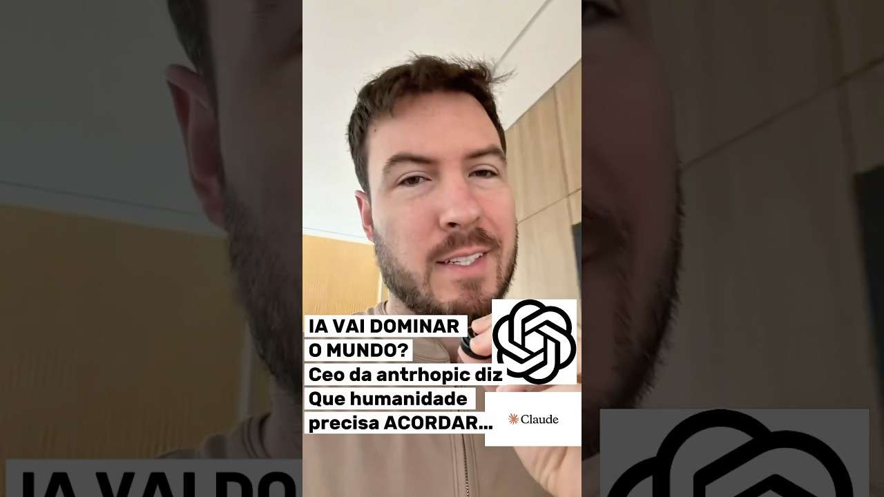 A IA DOMINAR O MUNDO? (CEO da ANTHROPIC diz que HUMANIDADE precisa ACORDAR)