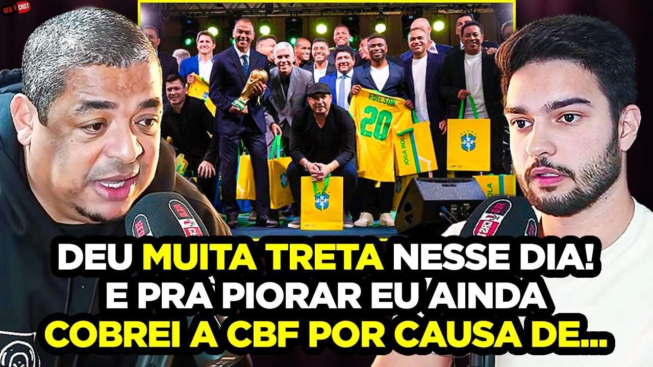 CBF CALOTEIRA? VAMPETA EXPLANA AS MAIORES POLÊMICAS DA FESTA DE 20 ANOS DO PENTA