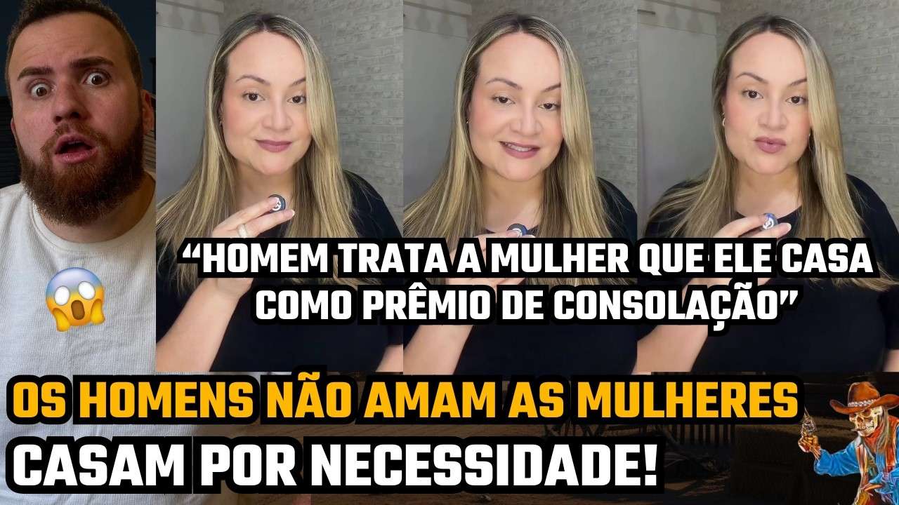SÓ DEPOIS DE VELHOS E CANSADOS, OS CARAS CASAM, E TRATAM ESPOSAS COMO "PRÊMIOS DE CONSOLAÇÃO"