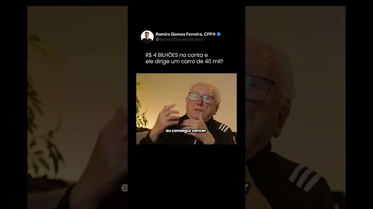Ter 4 bilhões de reais e dirigir um Passat 2010?  #investimentocerto