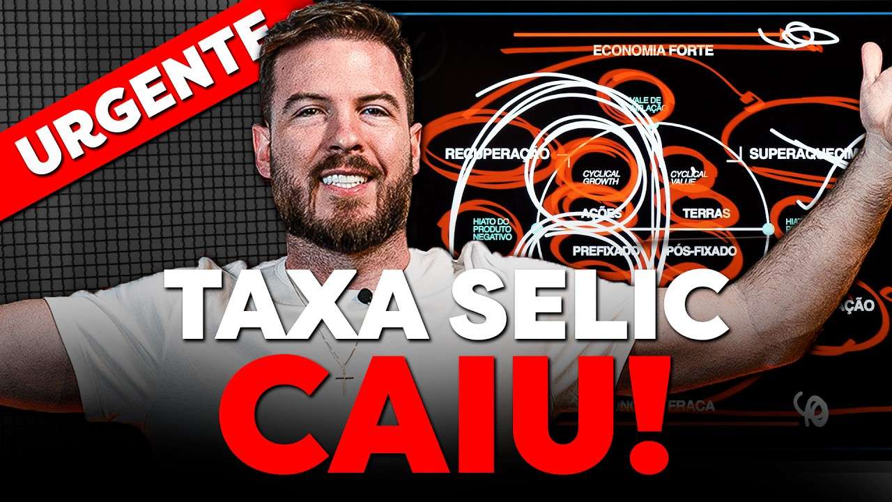 URGENTE! TAXA SELIC CAIU PARA 12,75% | O QUE FAZER COM O SEU DINHEIRO?