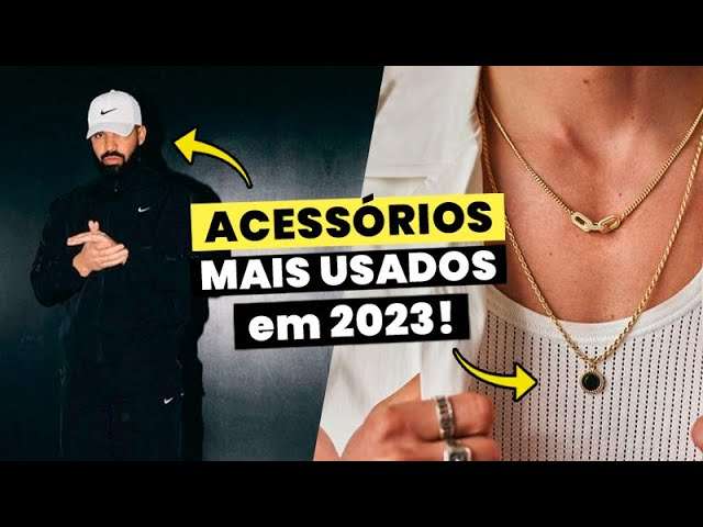 Quais são os ACESSÓRIOS MASCULINOS mais USADOS em 2023? (Pesquisa feita com 643 Homens)