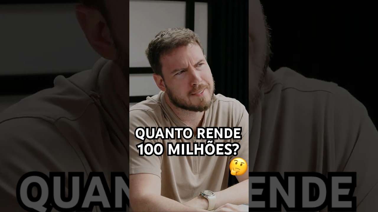 Quanto RENDE 100 MILHÕES aplicado? (Ganha quem tiver mais paciência)